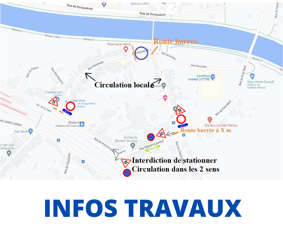 infos travaux - rue roosevelt